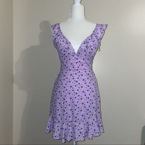 Purple Floral Dress